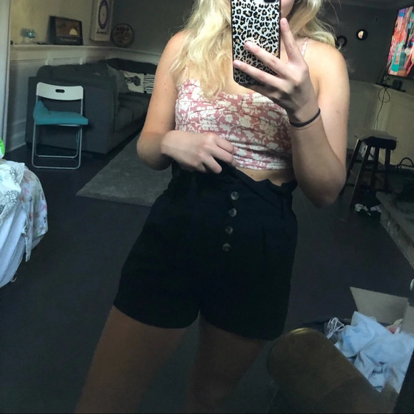 FOREVER 21 button up shorts S - Picture 12 of 15